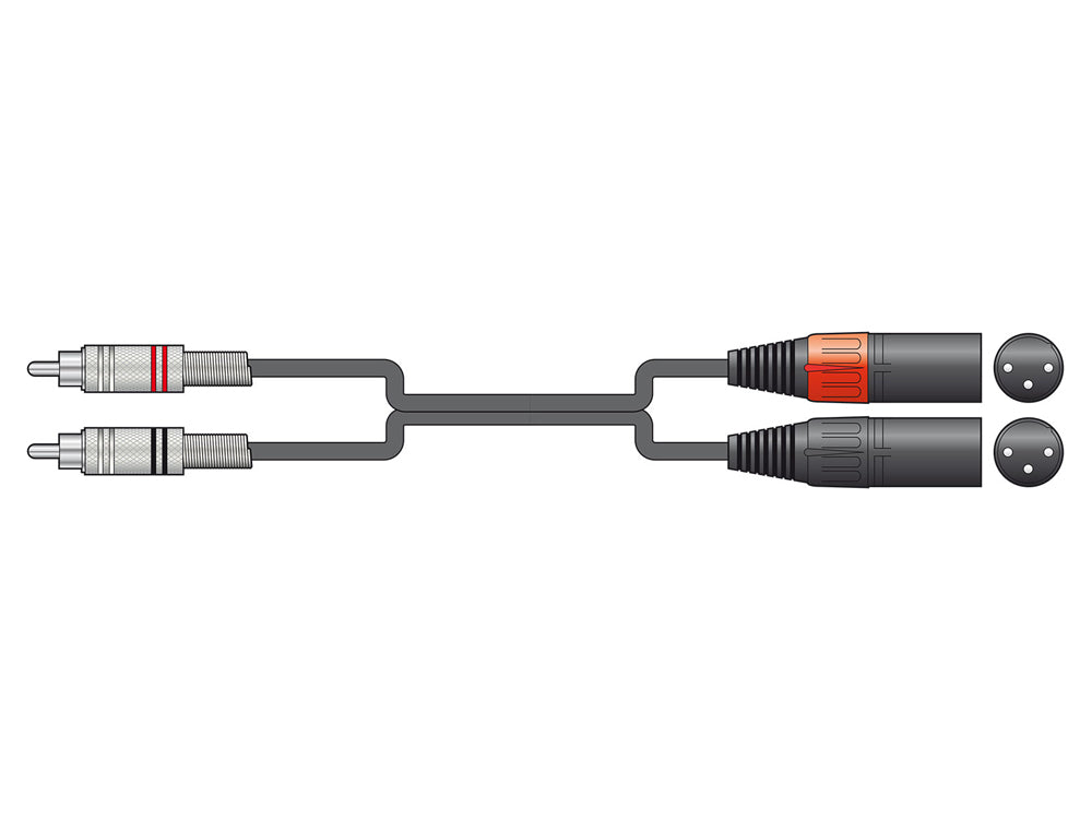 Kabel Chord XMRCA0300 Professional RCA - XLR męski 3,00 m – zdjęcie 2