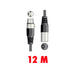 Chord XLR01200 budżetowy kabel XLRM - XLRF 12m