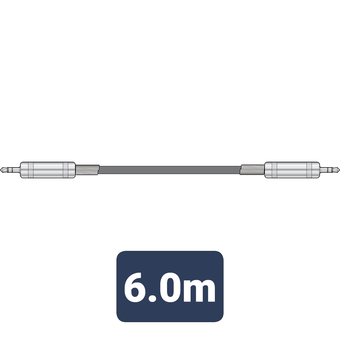 kabel audio jack 3,5 mm - jack 3,5 mm 6,0 m