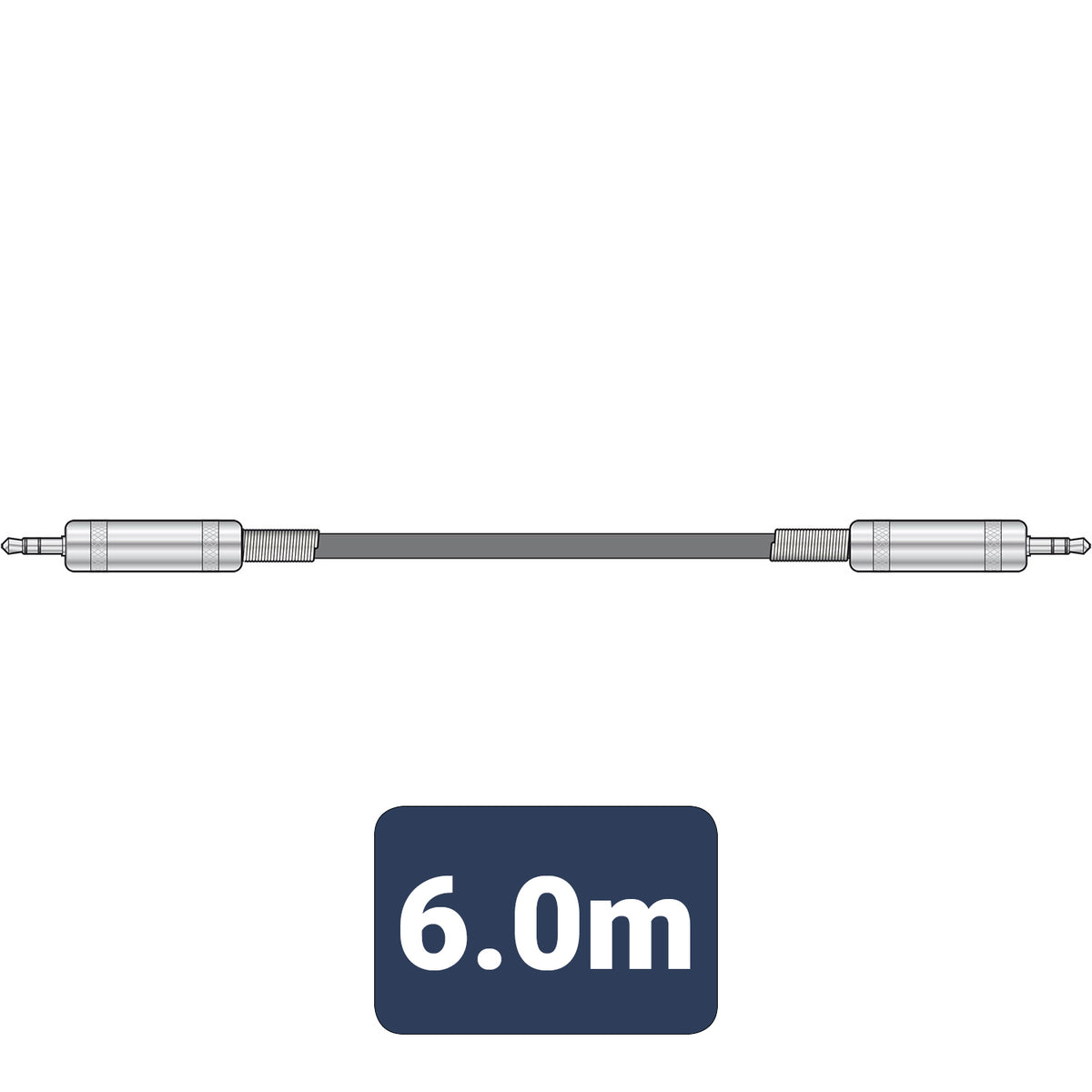 kabel audio jack 3,5 mm - jack 3,5 mm 6,0 m