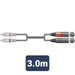 Kabel Chord XMRCA0300 Professional RCA - XLR męski 3,00 m