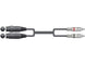 Kabel audio Red Sound XF150 2 x XLR żeński - 2 x RCA 1,5 m – zdjęcie 2