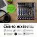 Konsola mikserska Citronic CMB-10 DSP i odtwarzacz USB/PC/BT – zdjęcie 5
