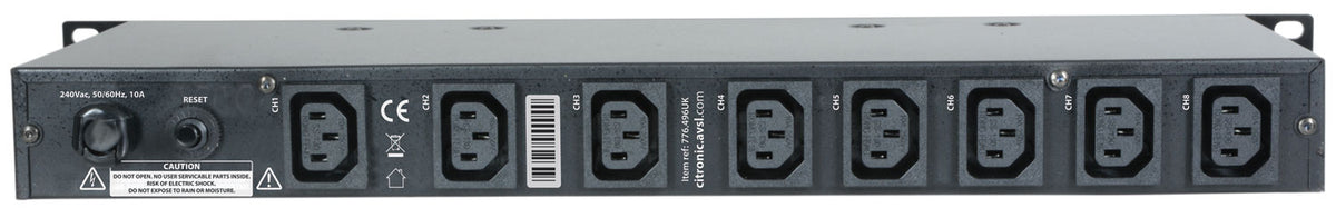 Citronic CPD-9 8-drożny rozdzielacz IEC – zdjęcie 2