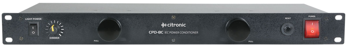 Citronic CPD-8C 8-drożny kondycjoner zasilania IEC – zdjęcie 2