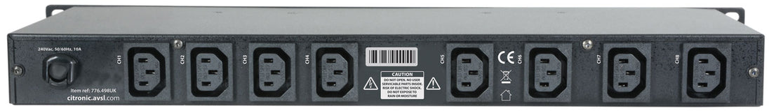 Citronic CPD-8C 8-drożny kondycjoner zasilania IEC – zdjęcie 4