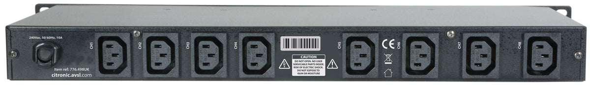 Citronic CPD-8C 8-drożny kondycjoner zasilania IEC – zdjęcie 4