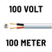 Kabel głośnikowy Mercury Heavy duty 100V 2x 1,15 mm 100 metrów biały