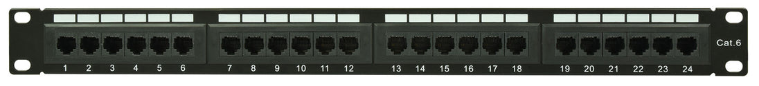 Panele krosowe Adastra CAT6-24IDC IDC do montażu w szafie rack, 24 porty, 1U