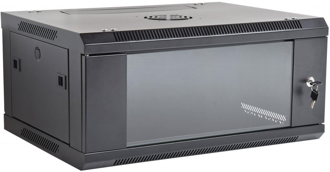 Szafa rack na sprzęt Adastra 19" z drzwiami szklanymi 12U 450 x 600 x 634 mm