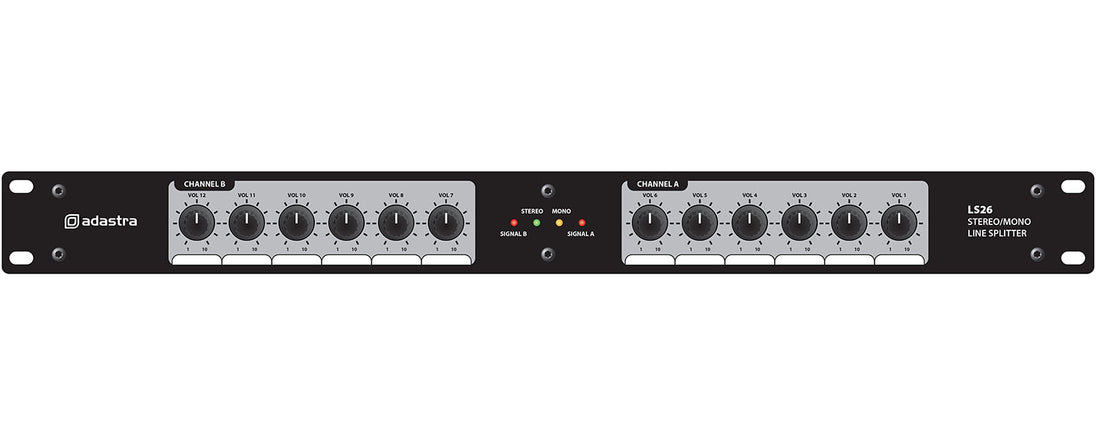 Citronic LS26 mono/stereo rozdzielacz sygnału liniowego – zdjęcie 2