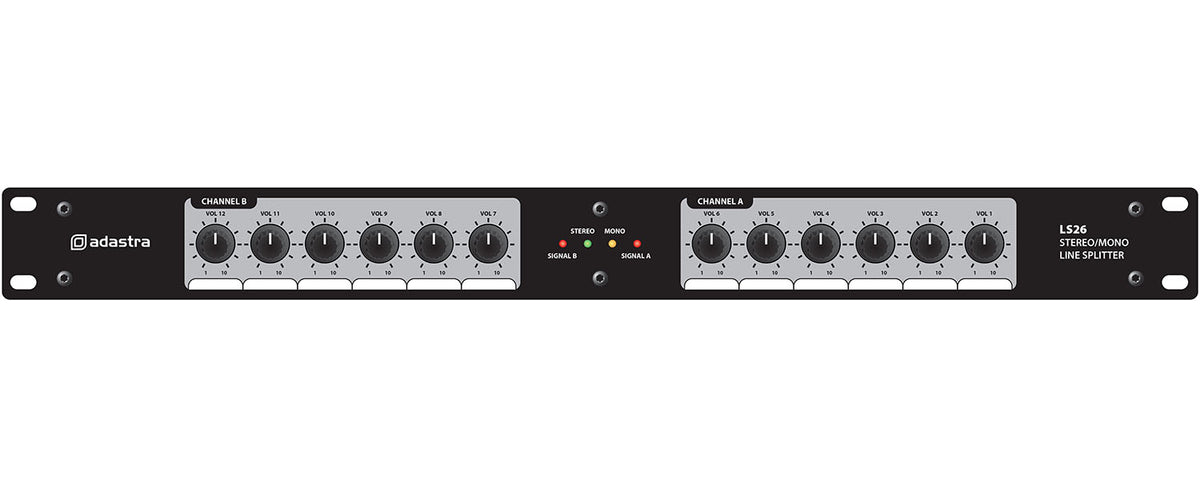 Citronic LS26 mono/stereo rozdzielacz sygnału liniowego – zdjęcie 2
