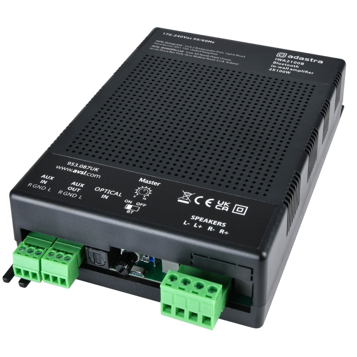 Adastra IWA2100B 2x 100W wbudowany wzmacniacz Bluetooth – zdjęcie 4