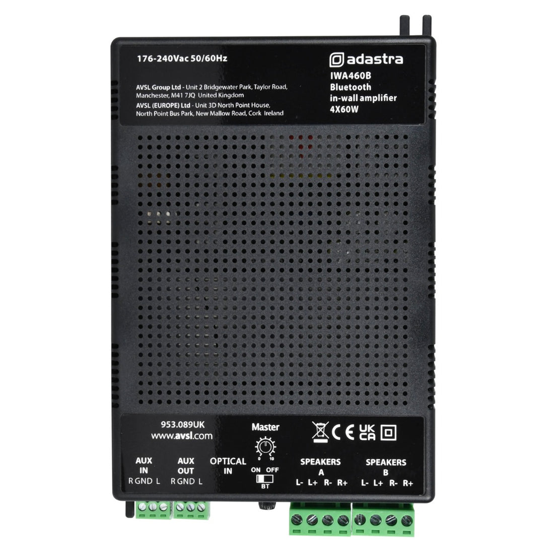Adastra IWA460B 4x 60W wbudowany wzmacniacz Bluetooth – zdjęcie 4