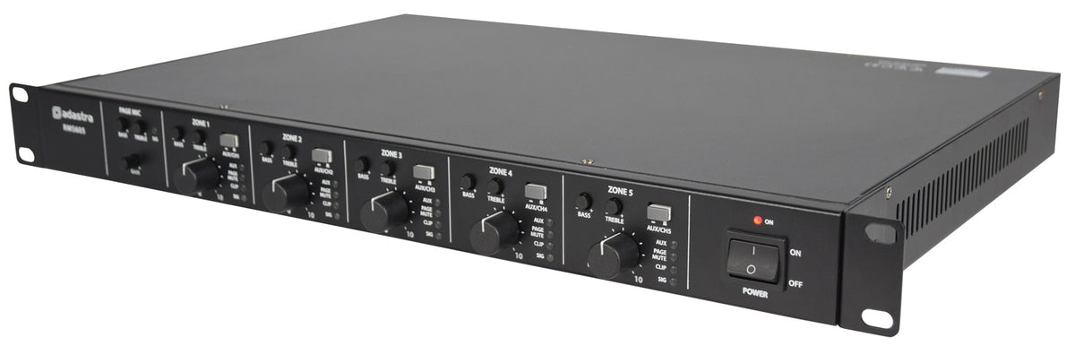 Wzmacniacz podrzędny wielostrefowy Adastra RMS605 100 V – zdjęcie 2