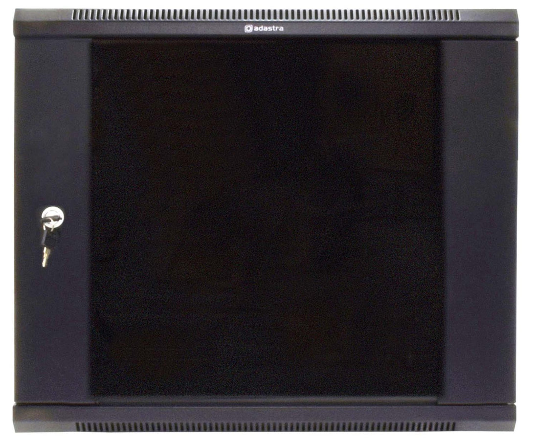 Szafa rack na sprzęt Adastra 19" z drzwiami szklanymi 9U 450 x 600 x 279 mm