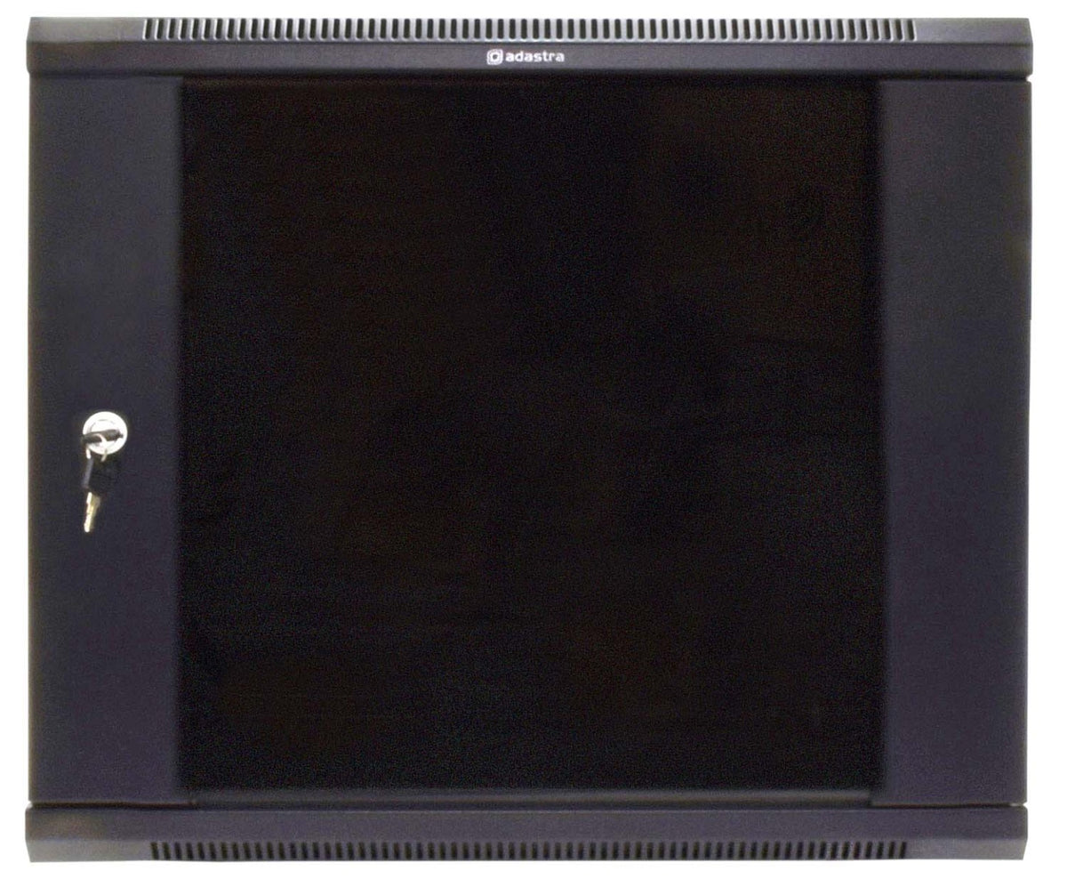 Szafa rack na sprzęt Adastra 19" z drzwiami szklanymi 9U 450 x 600 x 279 mm