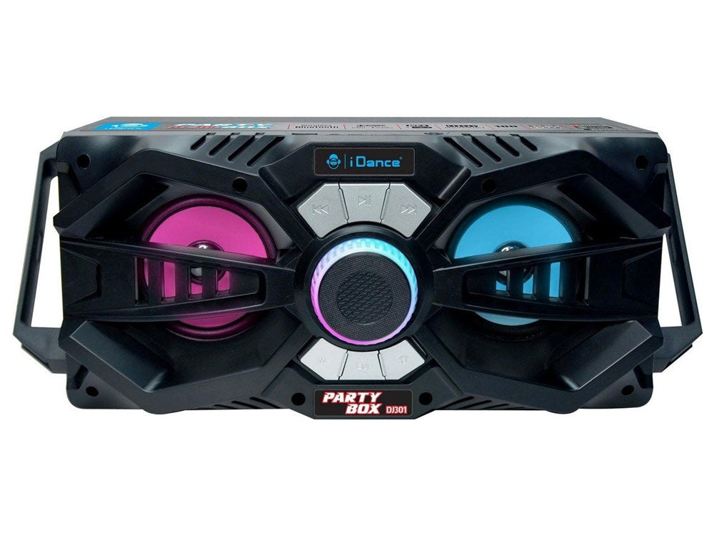 iDance Audio DJ301BK Uniwersalny głośnik DJ-ski do karaoke, czarny