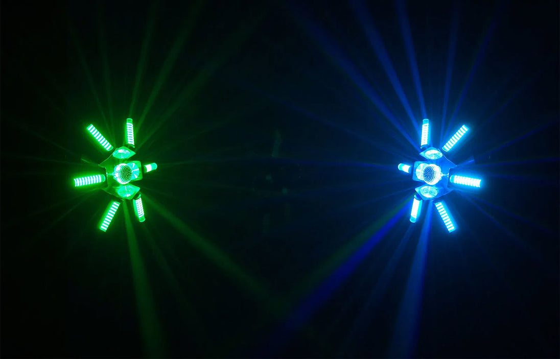 Equinox EQLED206 Radiance wielofunkcyjna kula lustrzana 6x RGBW z efektem świetlnym/wielofunkcyjnym – zdjęcie 4
