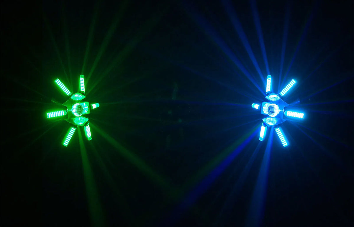 Equinox EQLED206 Radiance wielofunkcyjna kula lustrzana 6x RGBW z efektem świetlnym/wielofunkcyjnym – zdjęcie 4