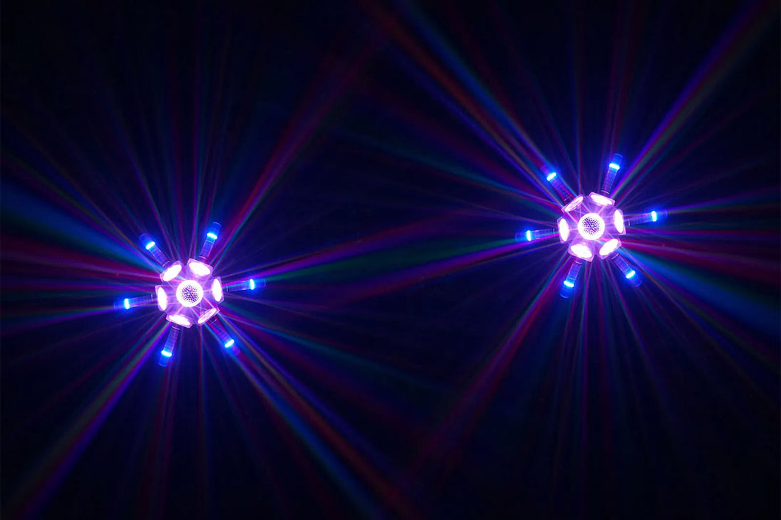 Equinox EQLED206 Radiance wielofunkcyjna kula lustrzana 6x RGBW z efektem świetlnym/wielofunkcyjnym – zdjęcie 3