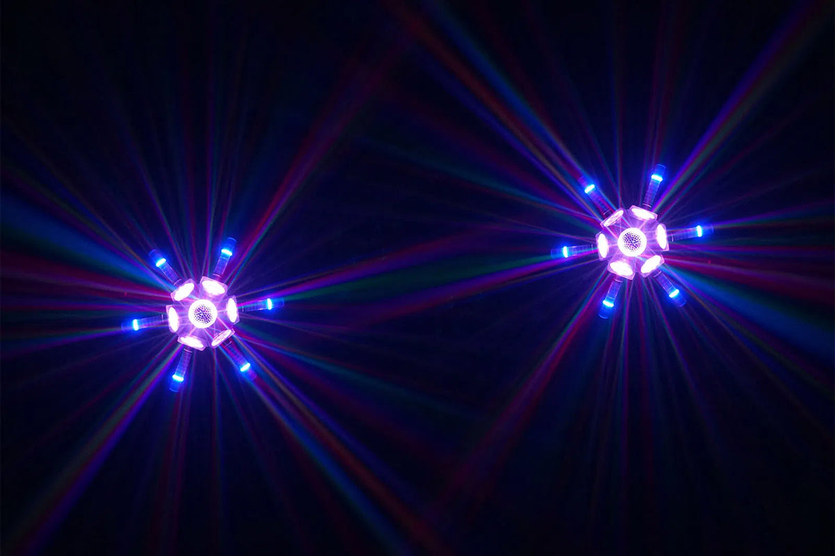 Equinox EQLED206 Radiance wielofunkcyjna kula lustrzana 6x RGBW z efektem świetlnym/wielofunkcyjnym – zdjęcie 3