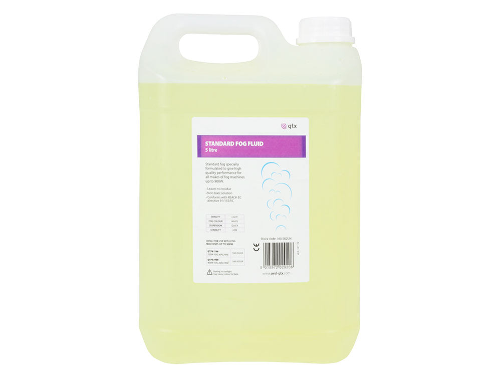 Qtx ST-FOG-5L standardowej jakości płyn do dymu 5 litrów