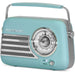 Głośnik retro Madison Freesound VR40BLU w kolorze matowo-niebieskim – zdjęcie 3