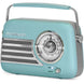 Głośnik retro Madison Freesound VR40BLU w kolorze matowo-niebieskim – zdjęcie 3