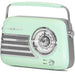 Madison Freesound VR40Gr Zielone, akumulatorowe radio retro