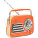 Radio retro z akumulatorem Madison Freesound VR40OR w kolorze pomarańczowym – zdjęcie 4