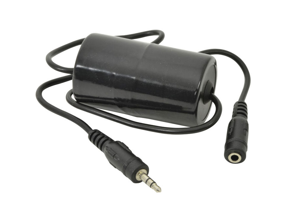 Filtr izolujący pętlę uziemienia z połączeniami typu jack stereo 3,5 mm