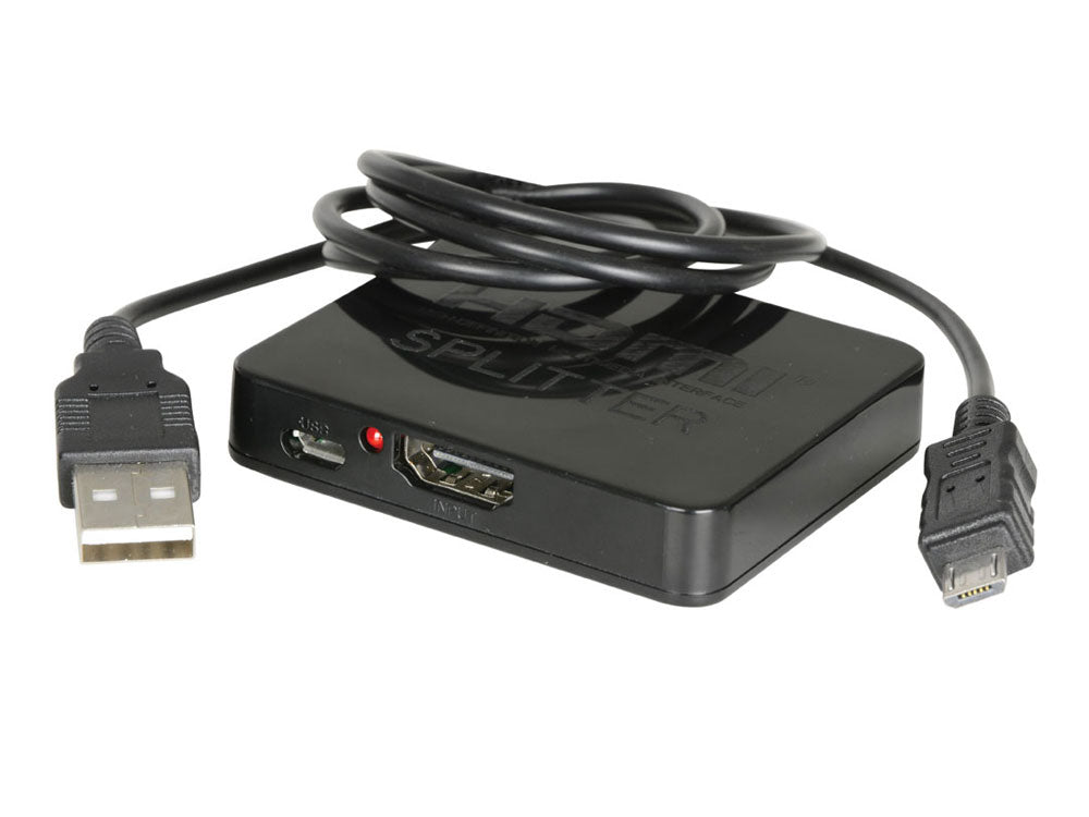 Wzmacniacz rozdzielający HDMI HDP12M 4K mini, 2x rozdzielacz wyjściowy HDMI