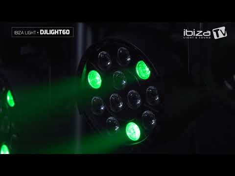 Zestaw oświetleniowy Ibiza Light DJLIGHT60 z 2 puszkami par + 2 moonflowers – zdjęcie 4