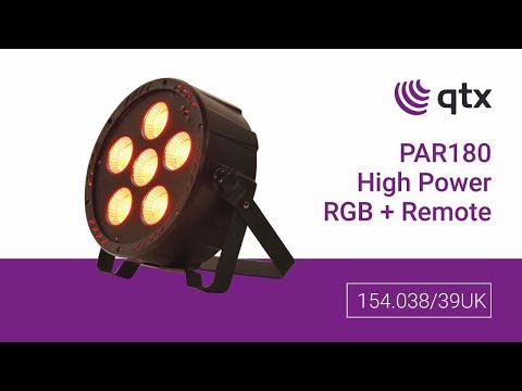 Qtx Light Par-180 High Powered RGB PAR – zdjęcie 5