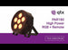 Qtx Light Par-180 High Powered RGB PAR – zdjęcie 5