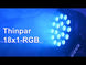 Projektor Par Ibiza Light Thinpar 18x1W RGB, bardzo płaski – zdjęcie 4
