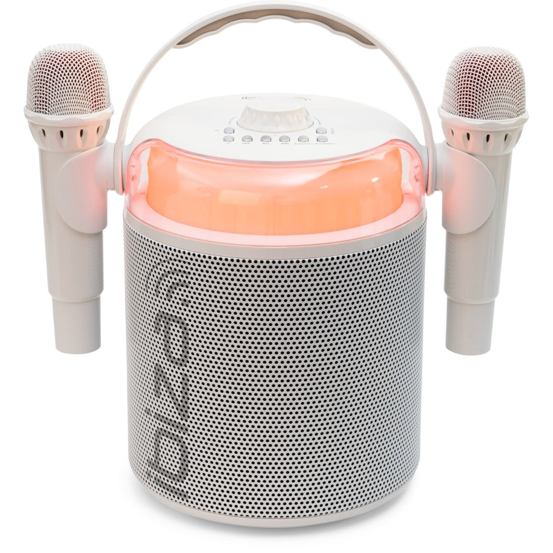 Głośnik karaoke Bluetooth Ibiza KARAHOME-WH na akumulator 120W – zdjęcie 2