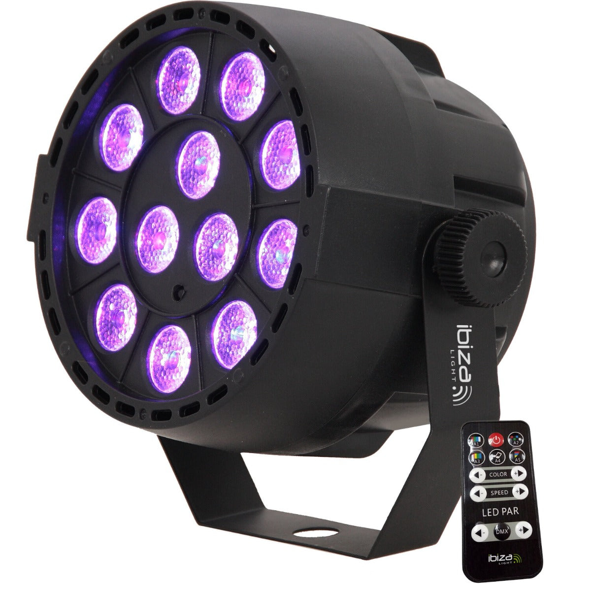 Ibiza Light PAR-MINI-RGB3 36W RGB LED PAR spoty 3 w 1 efekt mycia DMX