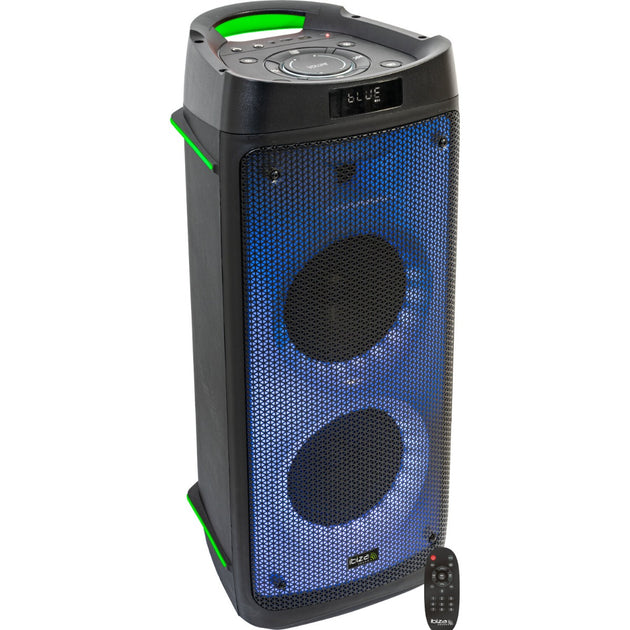 Głośnik karaoke/imprezowy Ibiza Sound Phantom z podświetleniem LED 300 W USB/SD