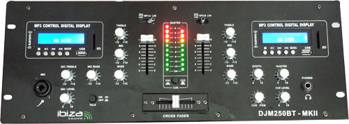 Mikser DJ-ski Ibiza Sound DJM250BT-MKII z Bluetooth i USB