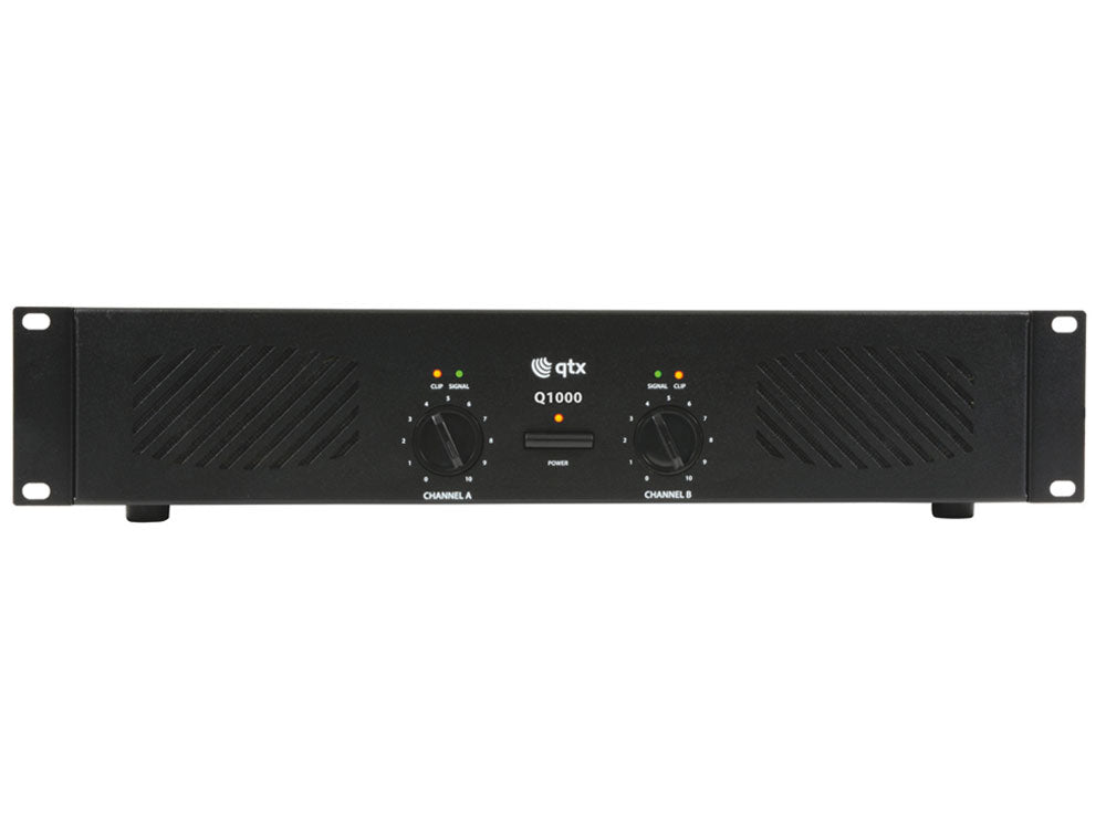 Wzmacniacz PA stereo MOSFET Qtx Sound Q1000 2x 500W