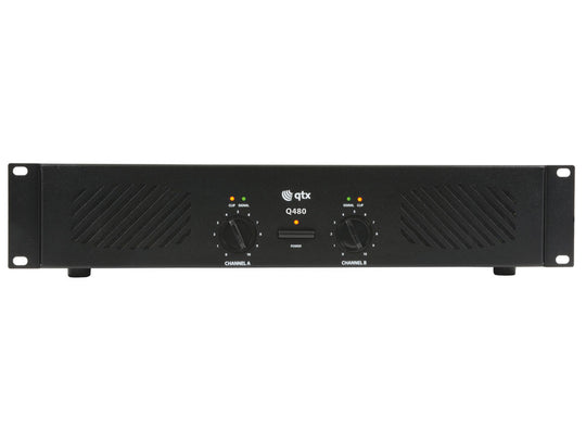 Wzmacniacz PA stereo Qtx Sound Q480 MOSFET 2x 240W