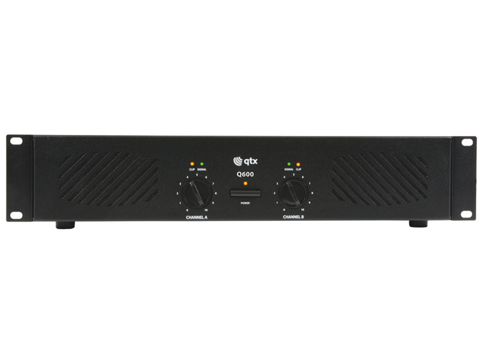 Wzmacniacz PA stereo MOSFET Qtx Sound Q600 2x 300W