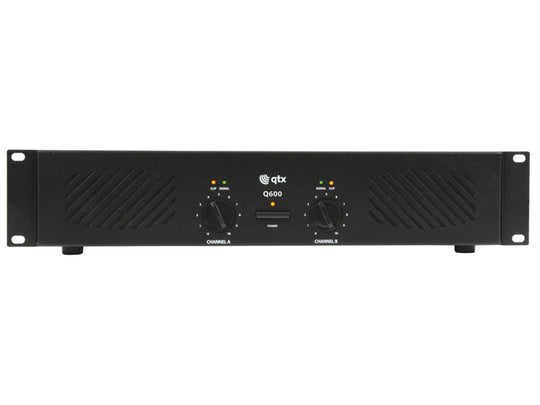 Wzmacniacz PA stereo MOSFET Qtx Sound Q600 2x 300W