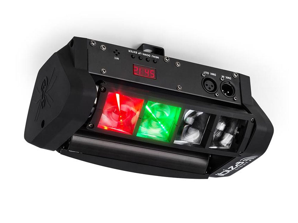 Ibiza Light LED8-MINI efekt świetlny LED spider DMX