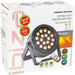 Projektor Par Ibiza Light Thinpar 18x1W RGB, bardzo płaski – zdjęcie 3