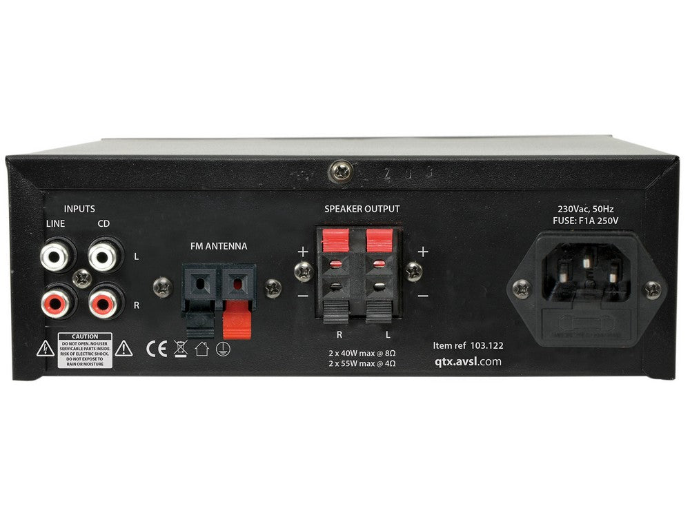 Cyfrowy wzmacniacz QTX KAD-2BT z Bluetooth – zdjęcie 4