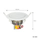 Adastra EC36V Wodoodporny 100 V 3-calowy metalowy głośnik sufitowy – zdjęcie 2
