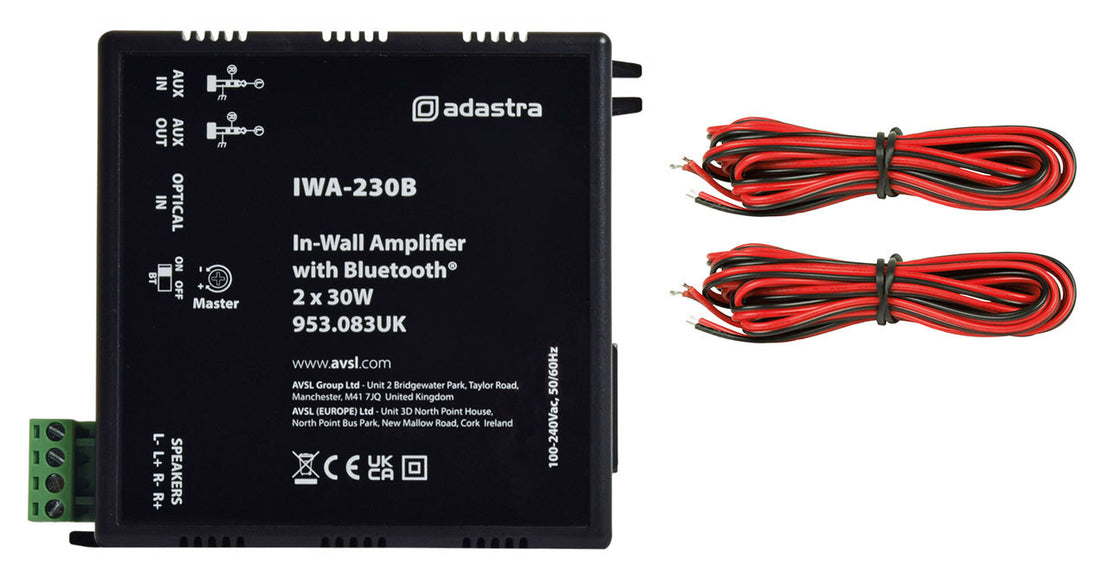 Moduł wzmacniacza stereo Bluetooth 5.0 Adastra IWA230B 2x 30W – zdjęcie 2
